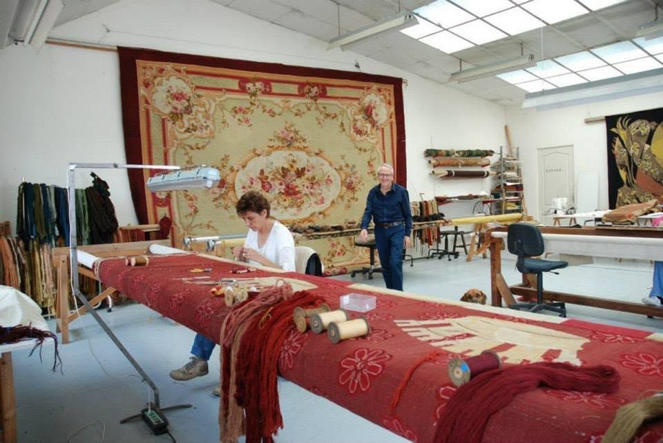 Jean-Marie Dor dans l’atelier de restauration