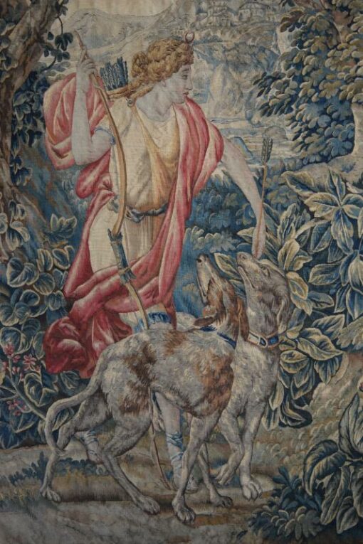 scene de chasse tapisserie aubusson 4