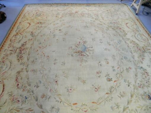 tapis aubuisson tissé fin 19e s