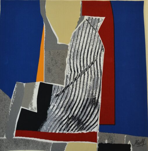 Jacques FADAT – Les chénaux de saint - trojan  Tapisserie d'Aubusson  140x140 | Galerie DOR