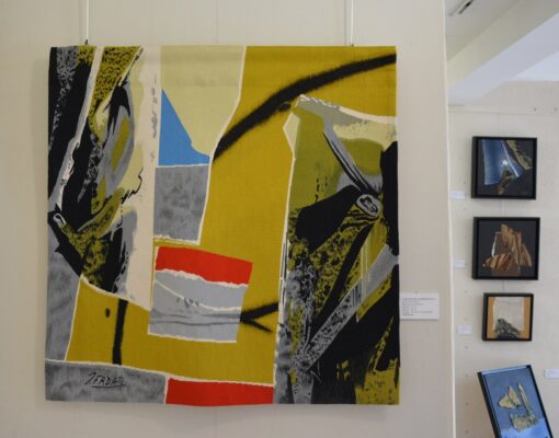 Jacques FADAT - Les fils de Compostelle 90x90 | Galerie DOR