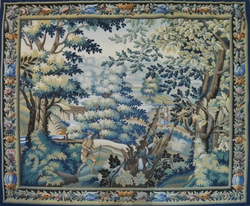 Berger, Bergère – Tapisserie d’Aubusson 20ème | Galerie DOR