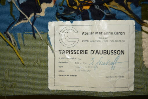 Élie GREKOFF – Octobre à Aubusson – Atelier MARIANNE CARON | Galerie DOR – Image 4